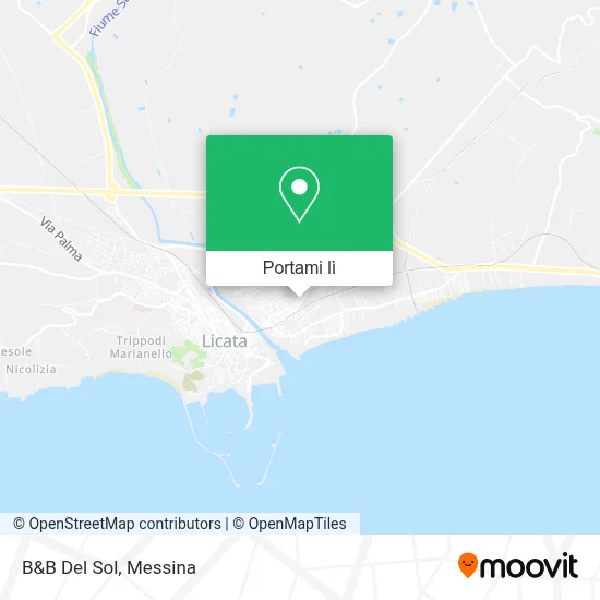 Mappa B&B Del Sol