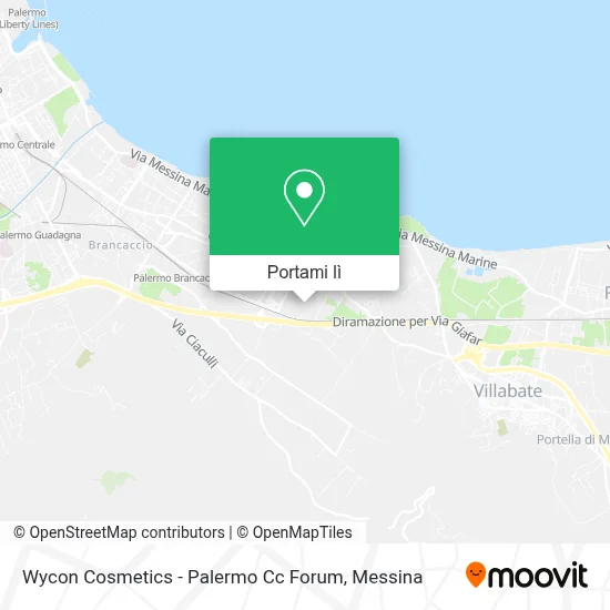 Mappa Wycon Cosmetics - Palermo Cc Forum
