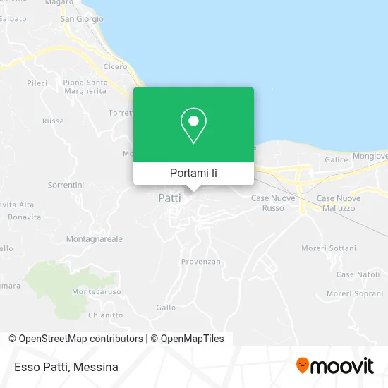Mappa Esso Patti