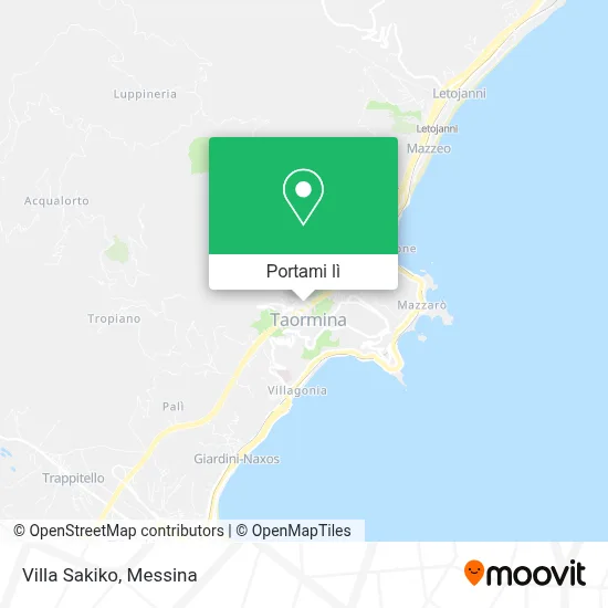 Mappa Villa Sakiko