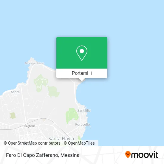 Mappa Faro Di Capo Zafferano