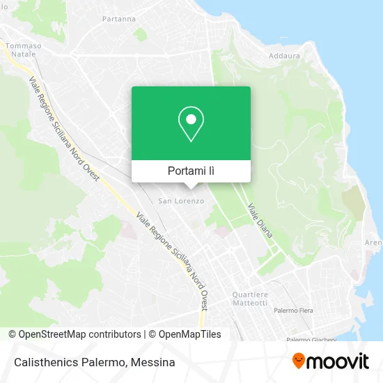 Mappa Calisthenics Palermo