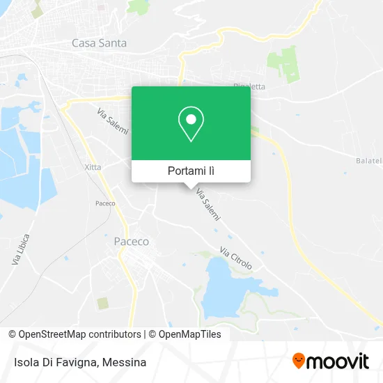 Mappa Isola Di Favigna