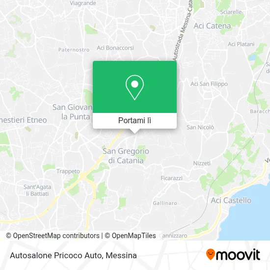 Mappa Autosalone Pricoco Auto