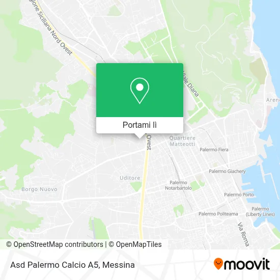 Mappa Asd Palermo Calcio A5