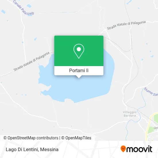 Mappa Lago Di Lentini