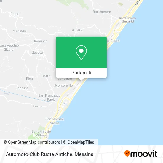 Mappa Automoto-Club Ruote Antiche