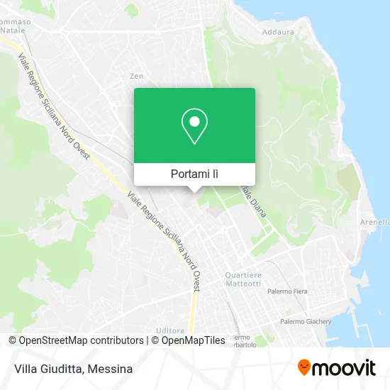 Mappa Villa Giuditta