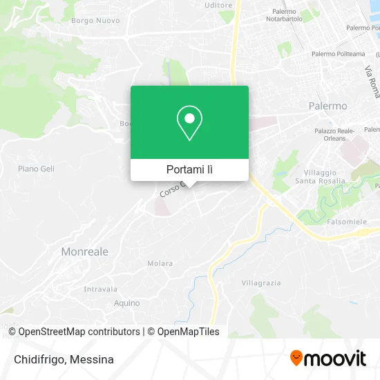 Mappa Chidifrigo