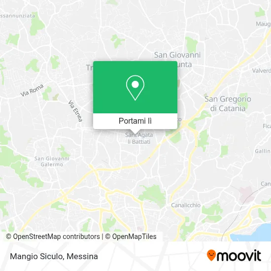Mappa Mangio Siculo