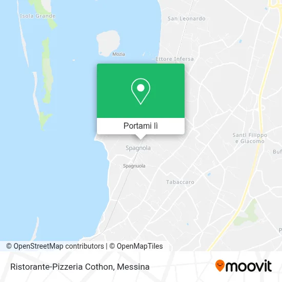 Mappa Ristorante-Pizzeria Cothon