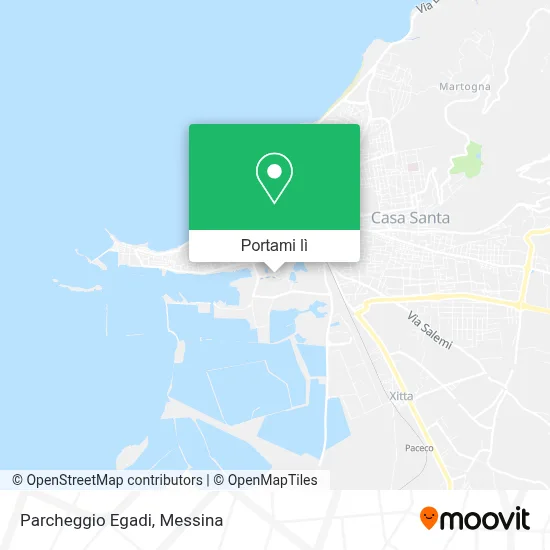 Mappa Parcheggio Egadi
