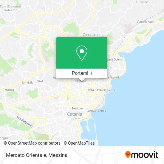 Mappa Mercato Orientale