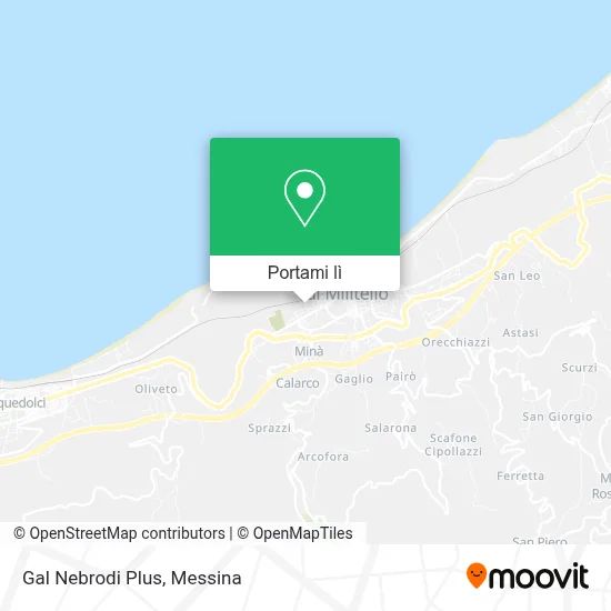 Mappa Gal Nebrodi Plus