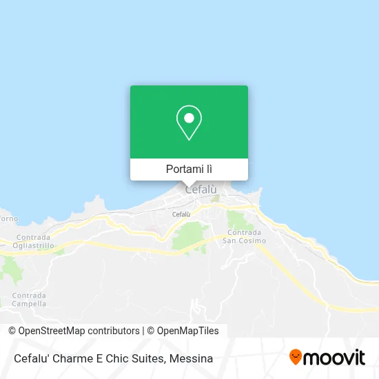 Mappa Cefalu' Charme E Chic Suites