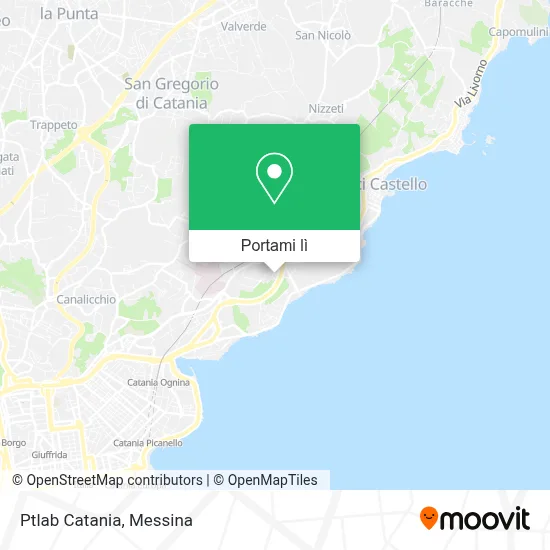 Mappa Ptlab Catania