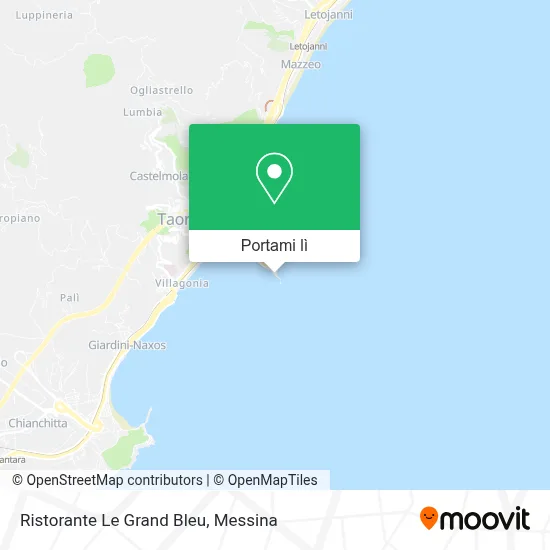 Mappa Ristorante Le Grand Bleu