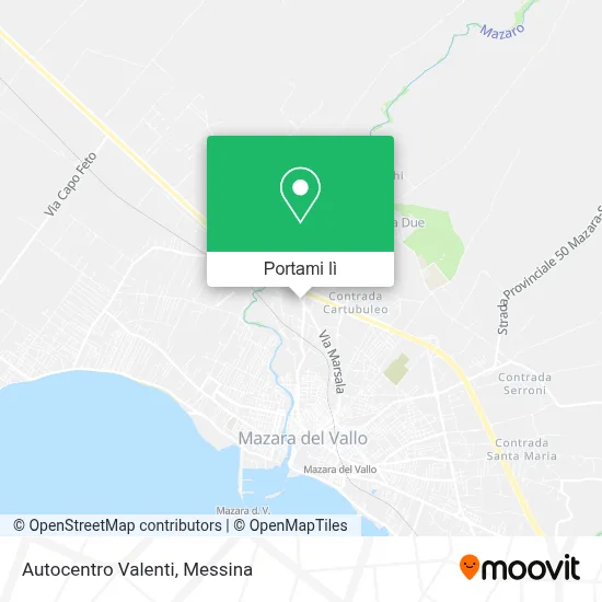 Mappa Autocentro Valenti