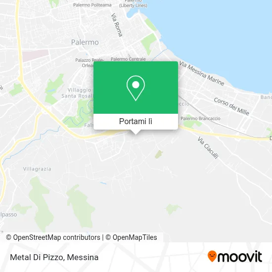 Mappa Metal Di Pizzo