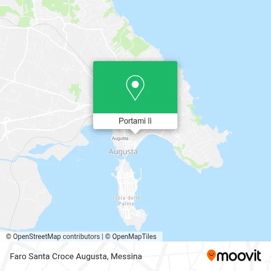 Mappa Faro Santa Croce Augusta