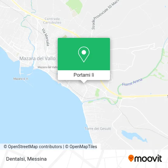Mappa Dentalsì