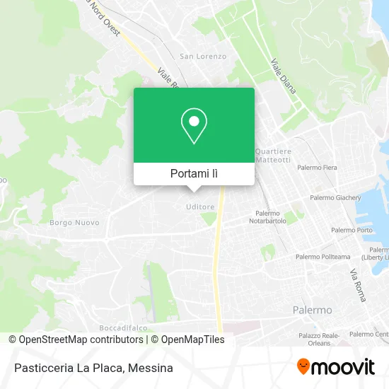 Mappa Pasticceria La Placa