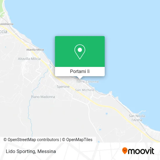 Mappa Lido Sporting