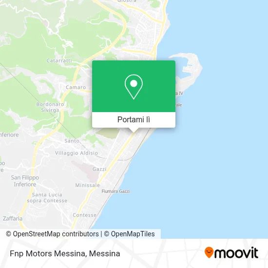 Mappa Fnp Motors Messina