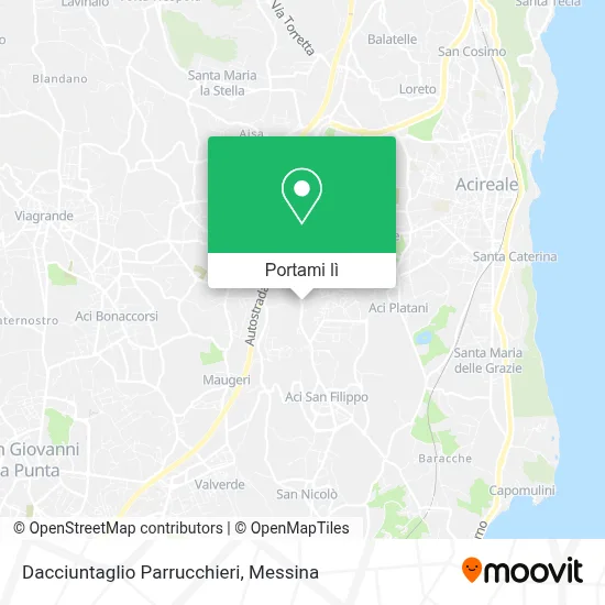 Mappa Dacciuntaglio Parrucchieri