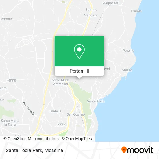 Mappa Santa Tecla Park