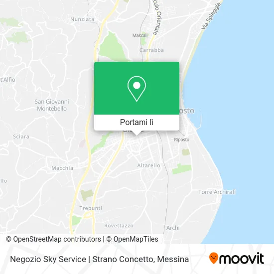Mappa Negozio Sky Service | Strano Concetto