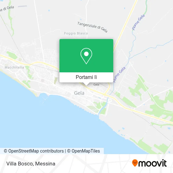Mappa Villa Bosco