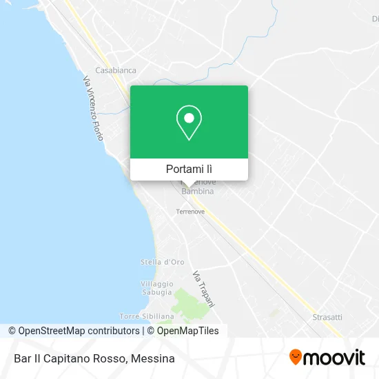 Mappa Bar Il Capitano Rosso