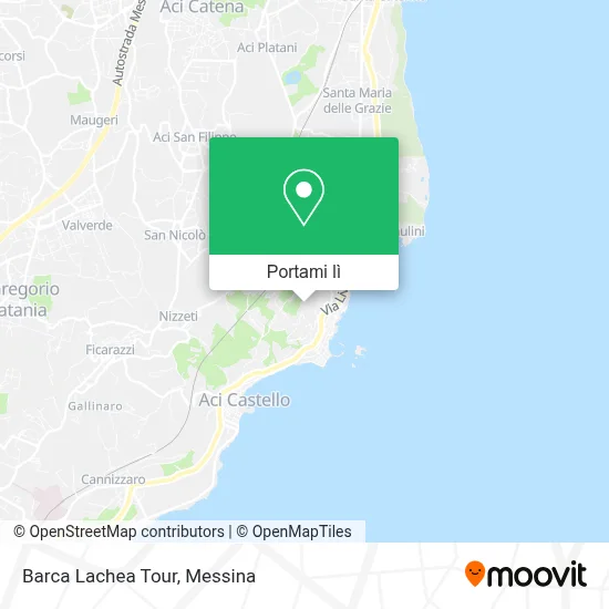Mappa Barca Lachea Tour