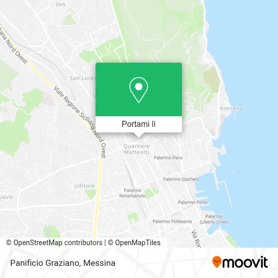 Mappa Panificio Graziano