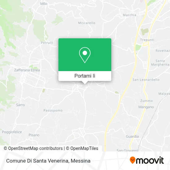 Mappa Comune Di Santa Venerina