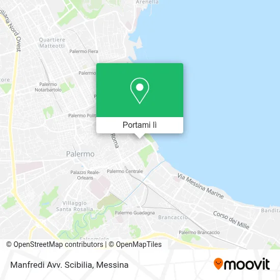 Mappa Manfredi Avv. Scibilia