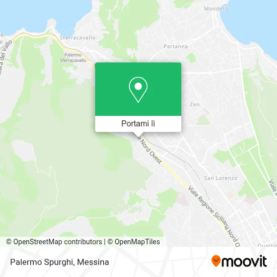 Mappa Palermo Spurghi