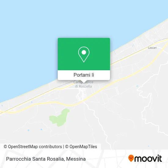 Mappa Parrocchia Santa Rosalia