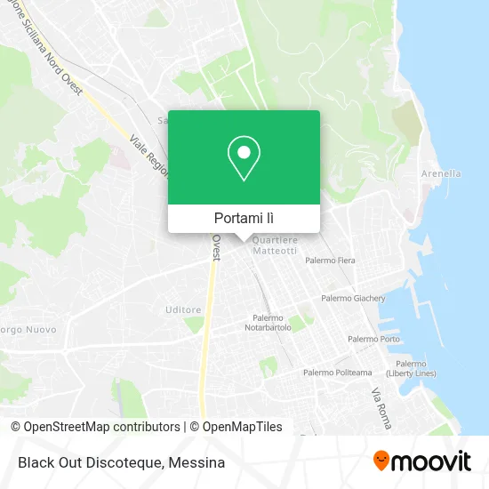 Mappa Black Out Discoteque