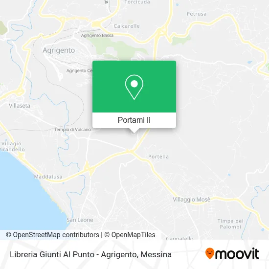 Mappa Libreria Giunti Al Punto - Agrigento