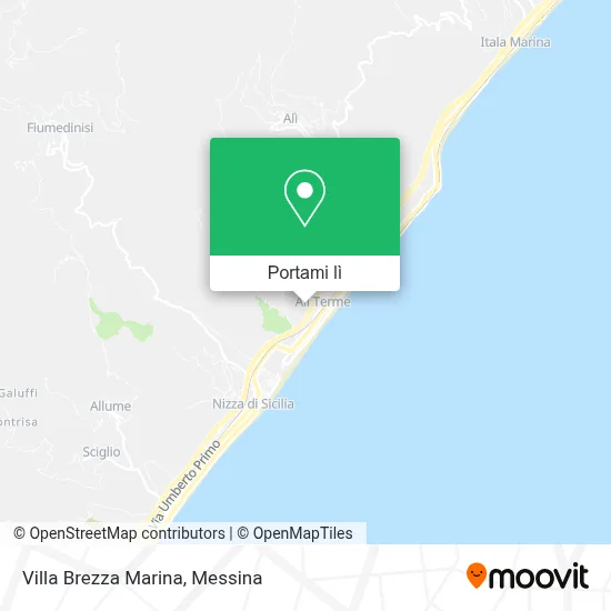 Mappa Villa Brezza Marina