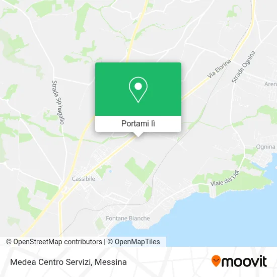Mappa Medea Centro Servizi