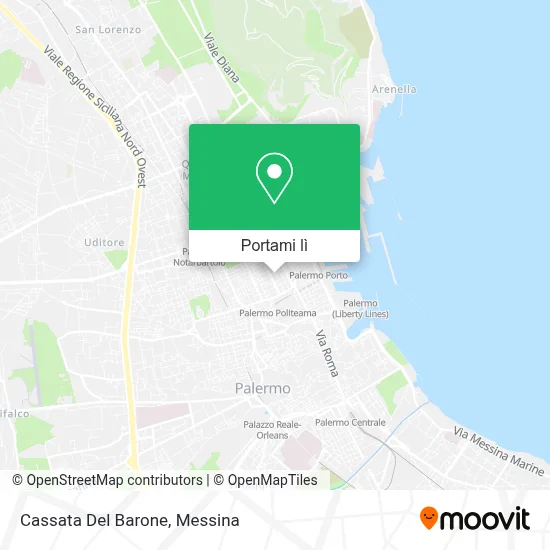 Mappa Cassata Del Barone