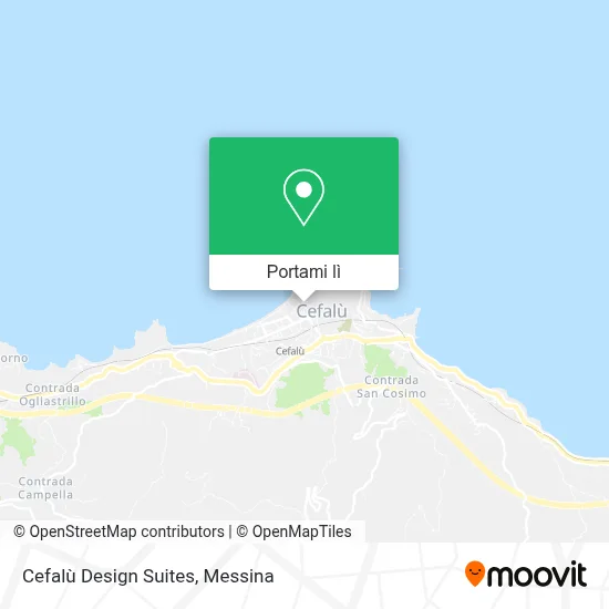 Mappa Cefalù Design Suites