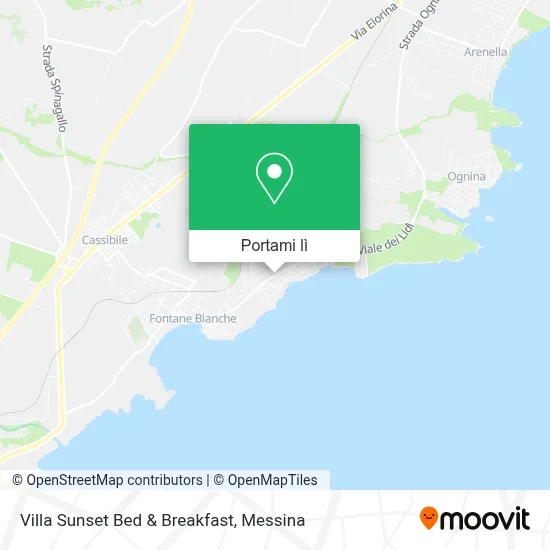 Mappa Villa Sunset Bed & Breakfast