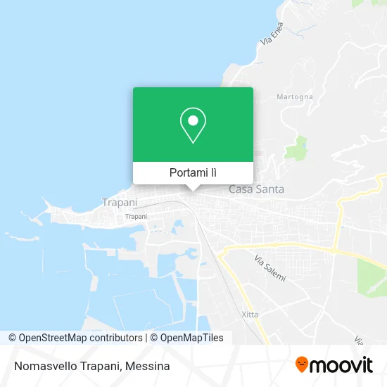 Mappa Nomasvello Trapani