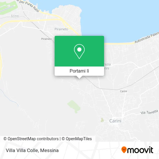 Mappa Villa Villa Colle