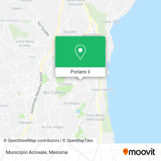 Mappa Municipio Acireale