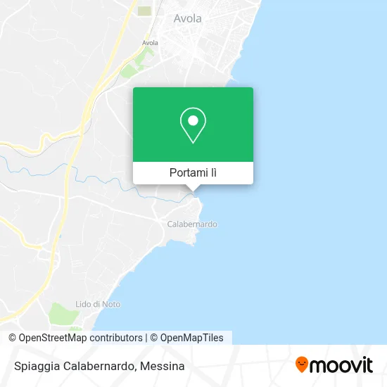 Mappa Spiaggia Calabernardo